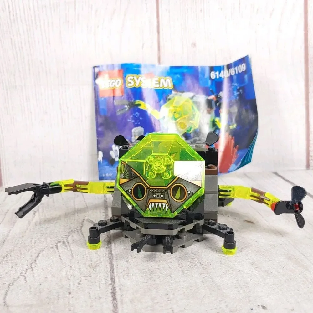 Lego Aquazone, Stingrays, Crab, Sea Crepper 6140/ 6109 - NO Red Bush, NO Crystal
